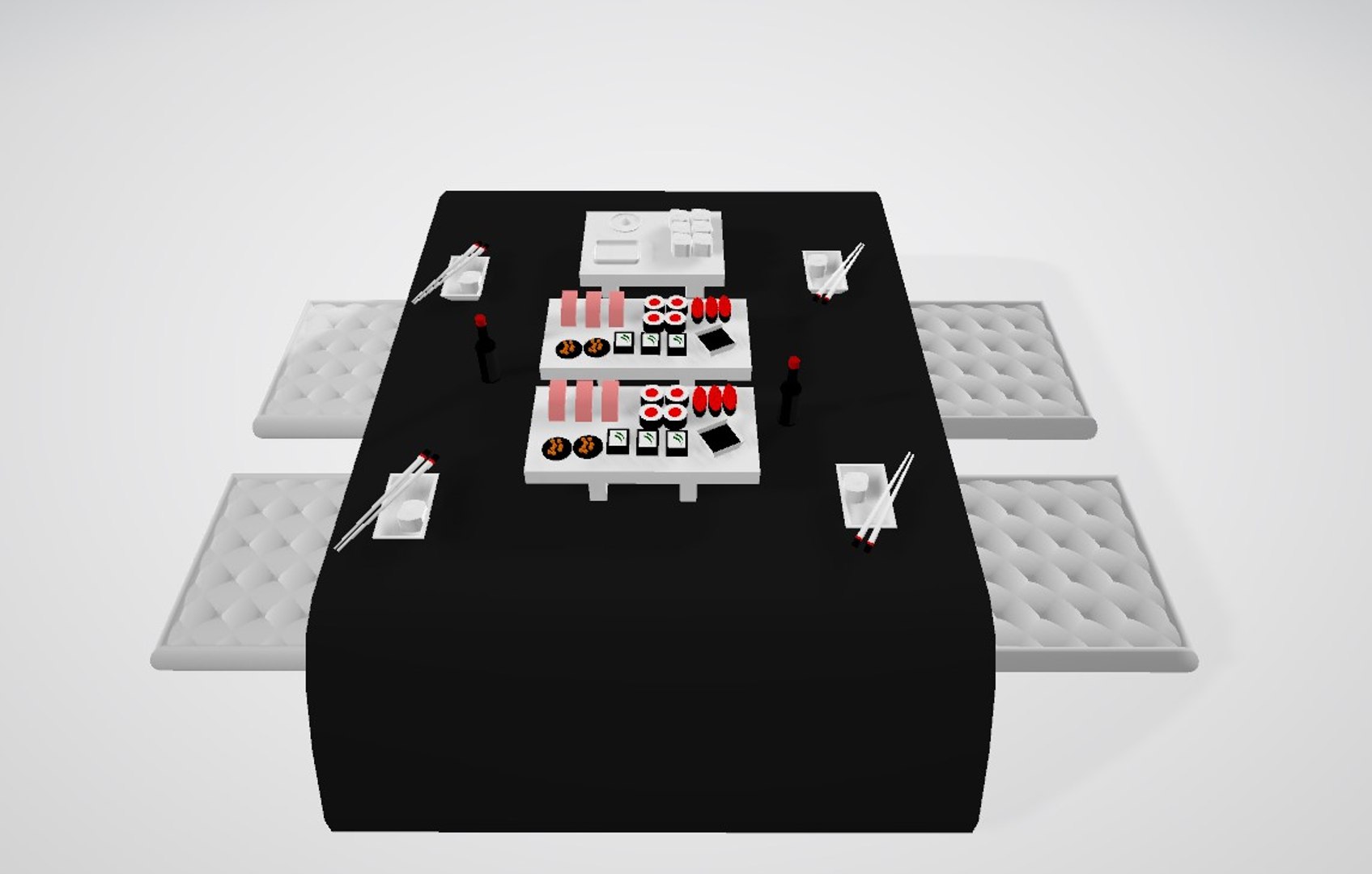 Japanese Table Model - TurboSquid 1530648