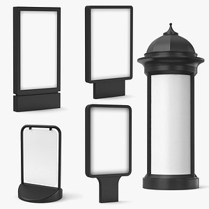 Advertising stands 3D