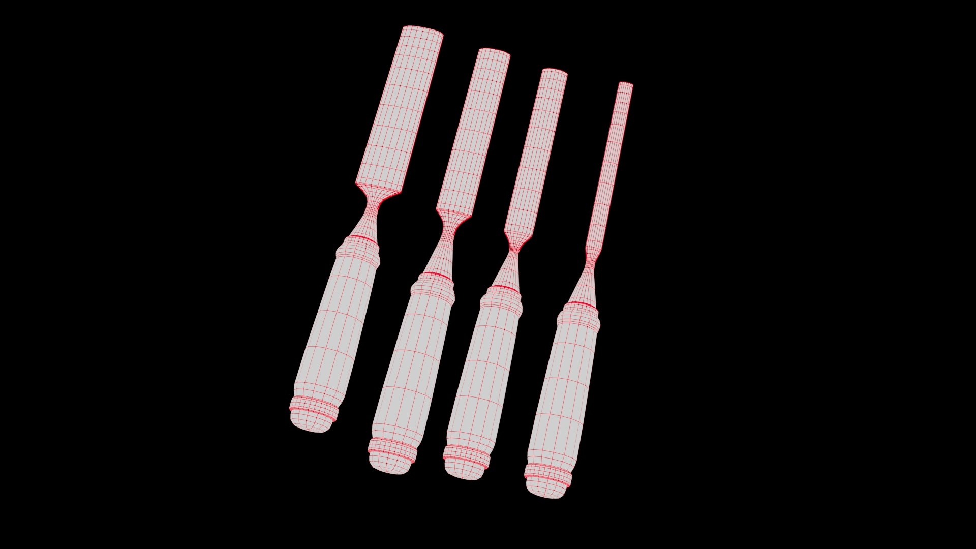 Basic Carpenter Tools Set 3D Model - TurboSquid 2640603