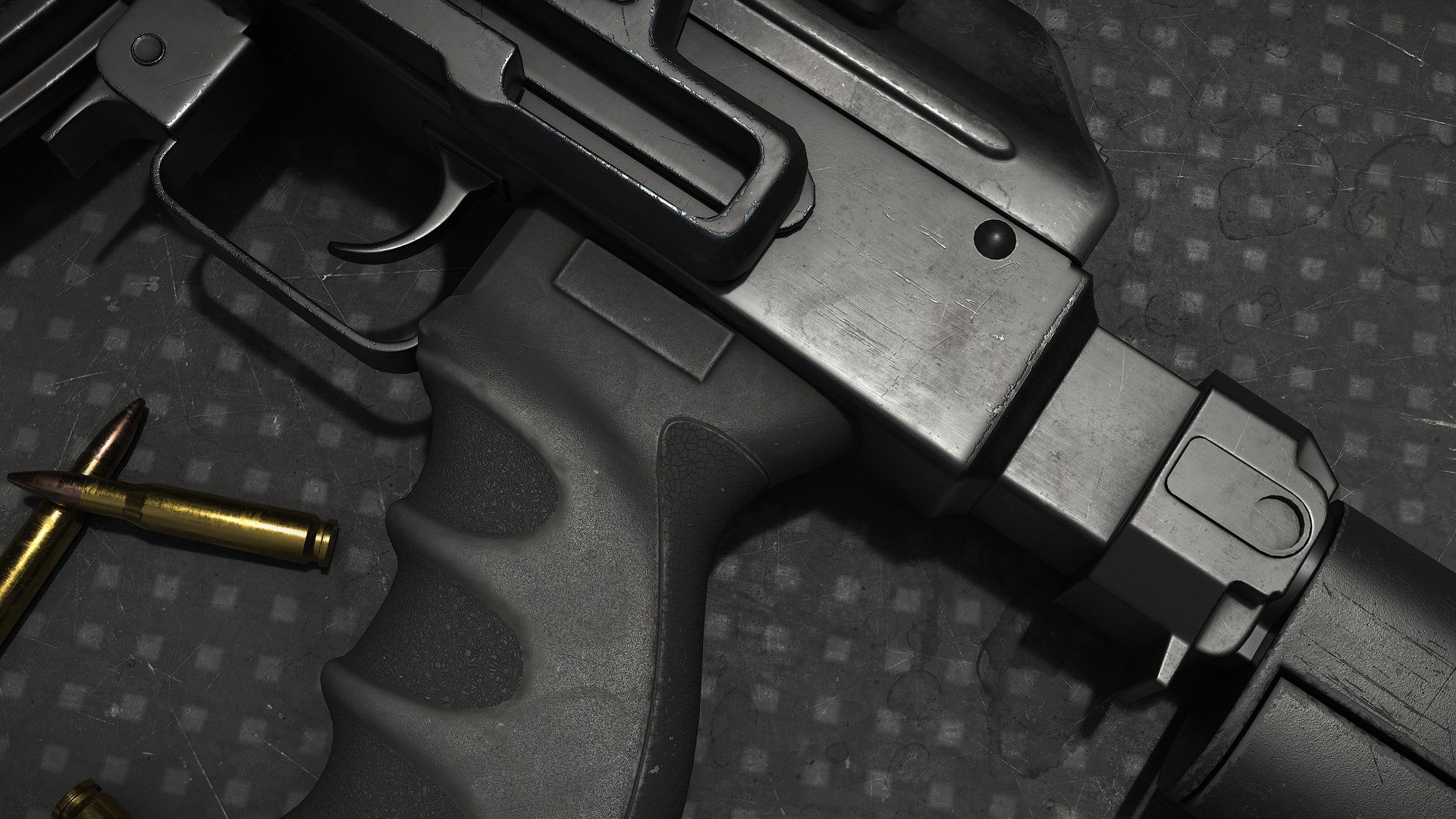 3D Modified AK47 Assault Rifle Model - TurboSquid 2065466