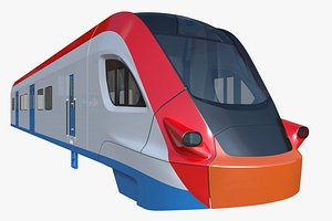 3D ivolga train model