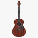 Triple O acoustic guitar PBR