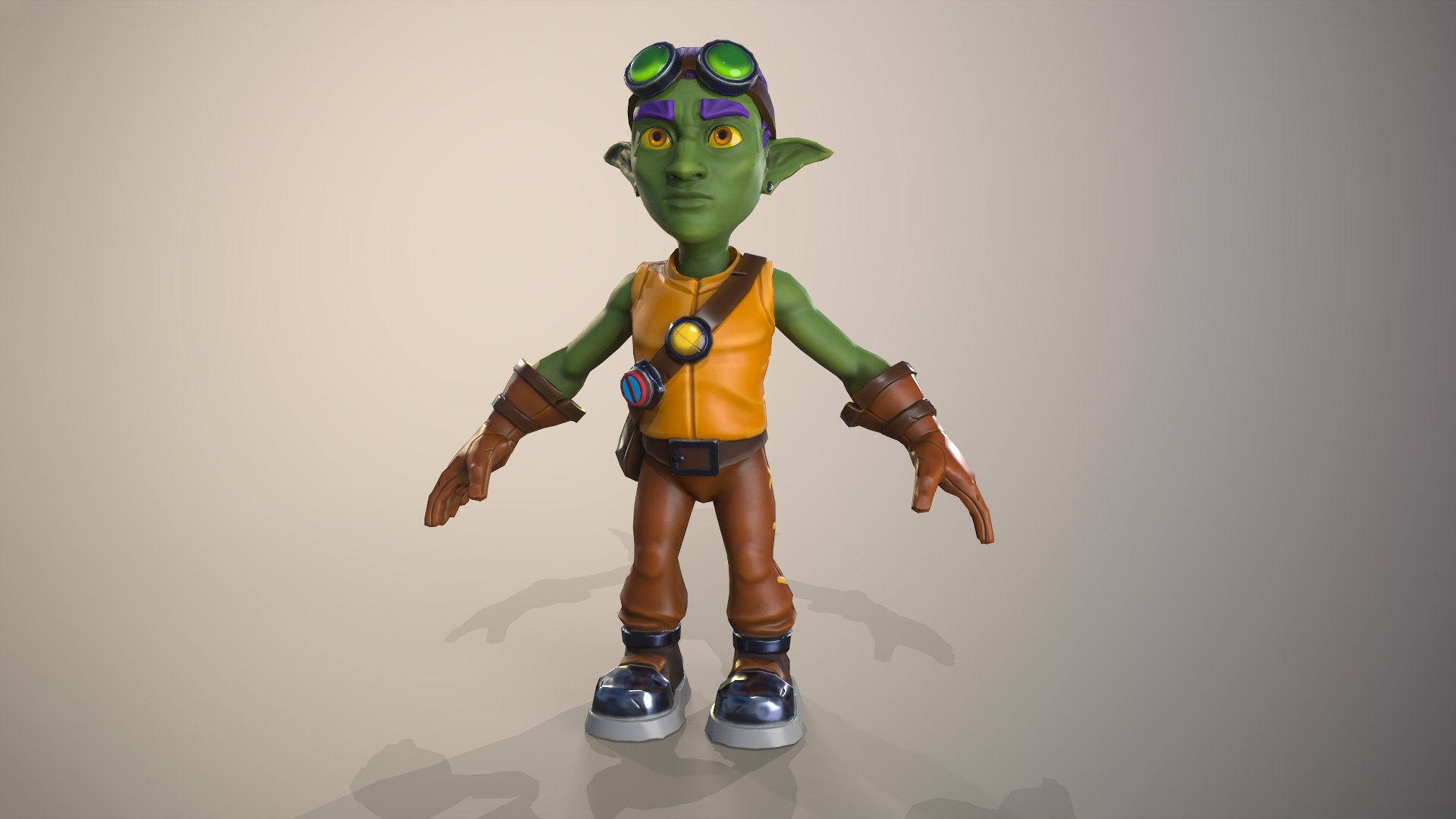 3D Model Goblin Mechanic - TurboSquid 1993256
