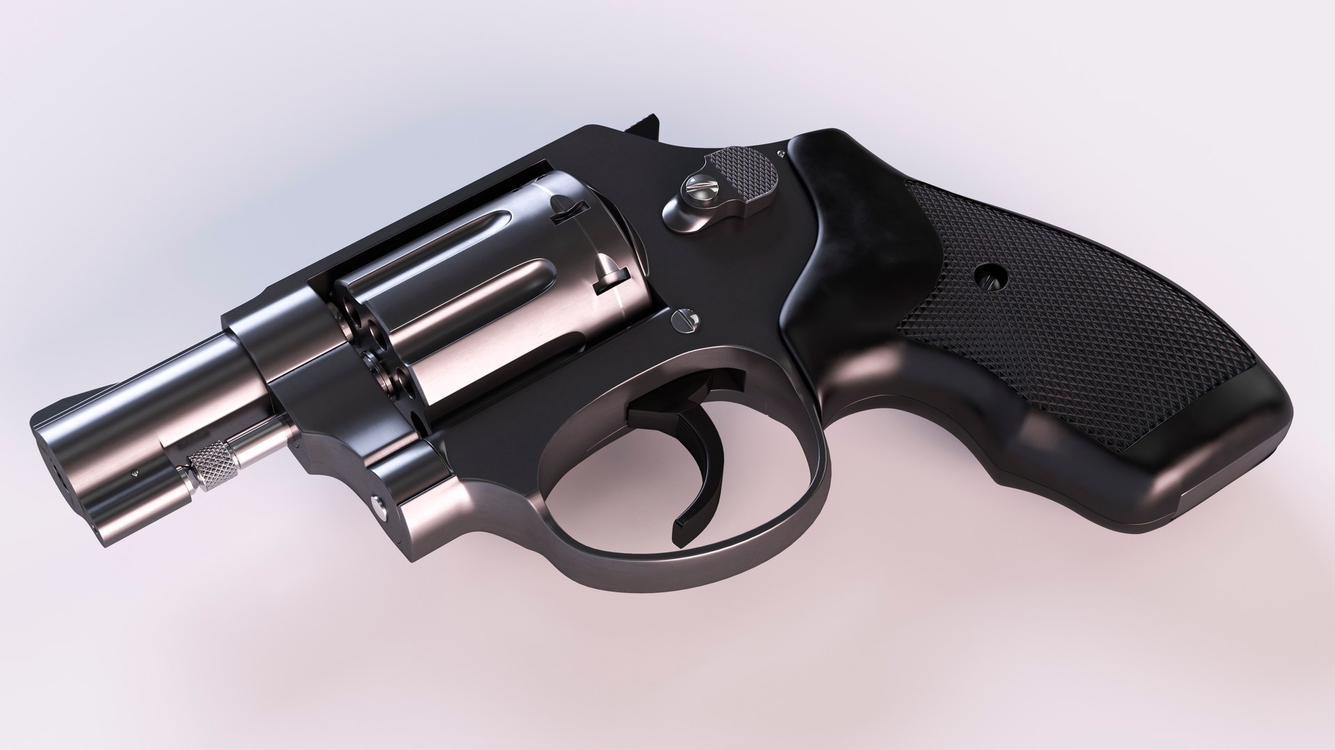 3D Small Black Revolver model https://p.turbosquid.com/ts-thumb/Ti/VQXz1m/N8/smallblackrevolverc4dmodel010/jpg/1700554524/1920x1080/fit_q87/e13e5b5745bfc78e861cf76910bf0a92a969774a/smallblackrevolverc4dmodel010.jpg