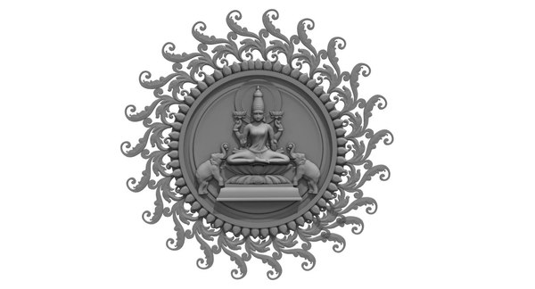 god lakshmi 3D