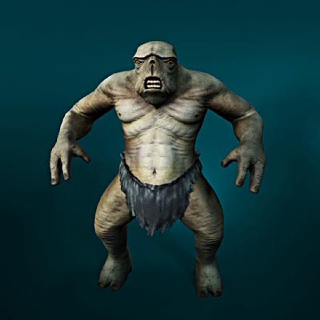 3d Max Cave Troll Fantasy Creatures