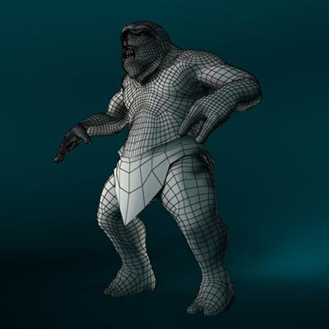 3d Max Cave Troll Fantasy Creatures