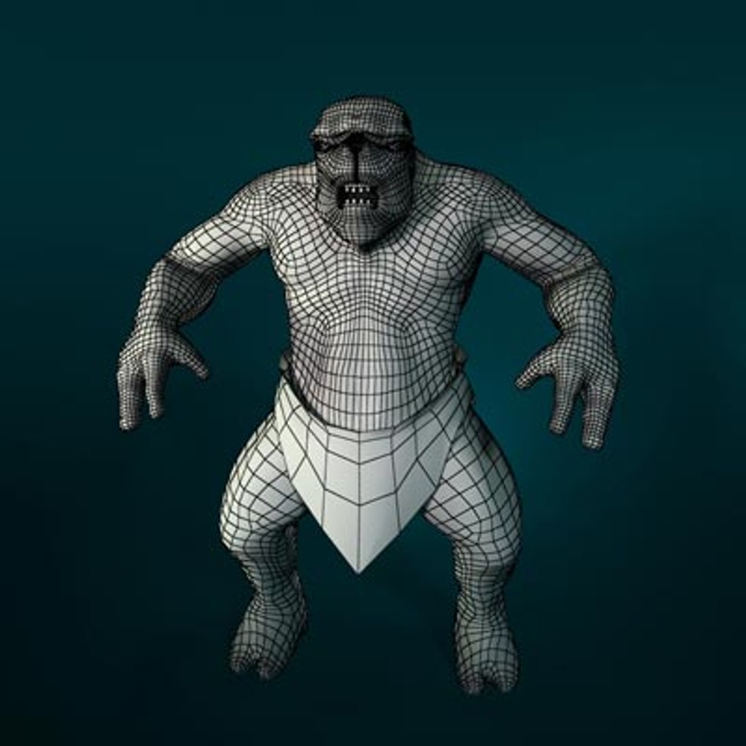 3d Max Cave Troll Fantasy Creatures