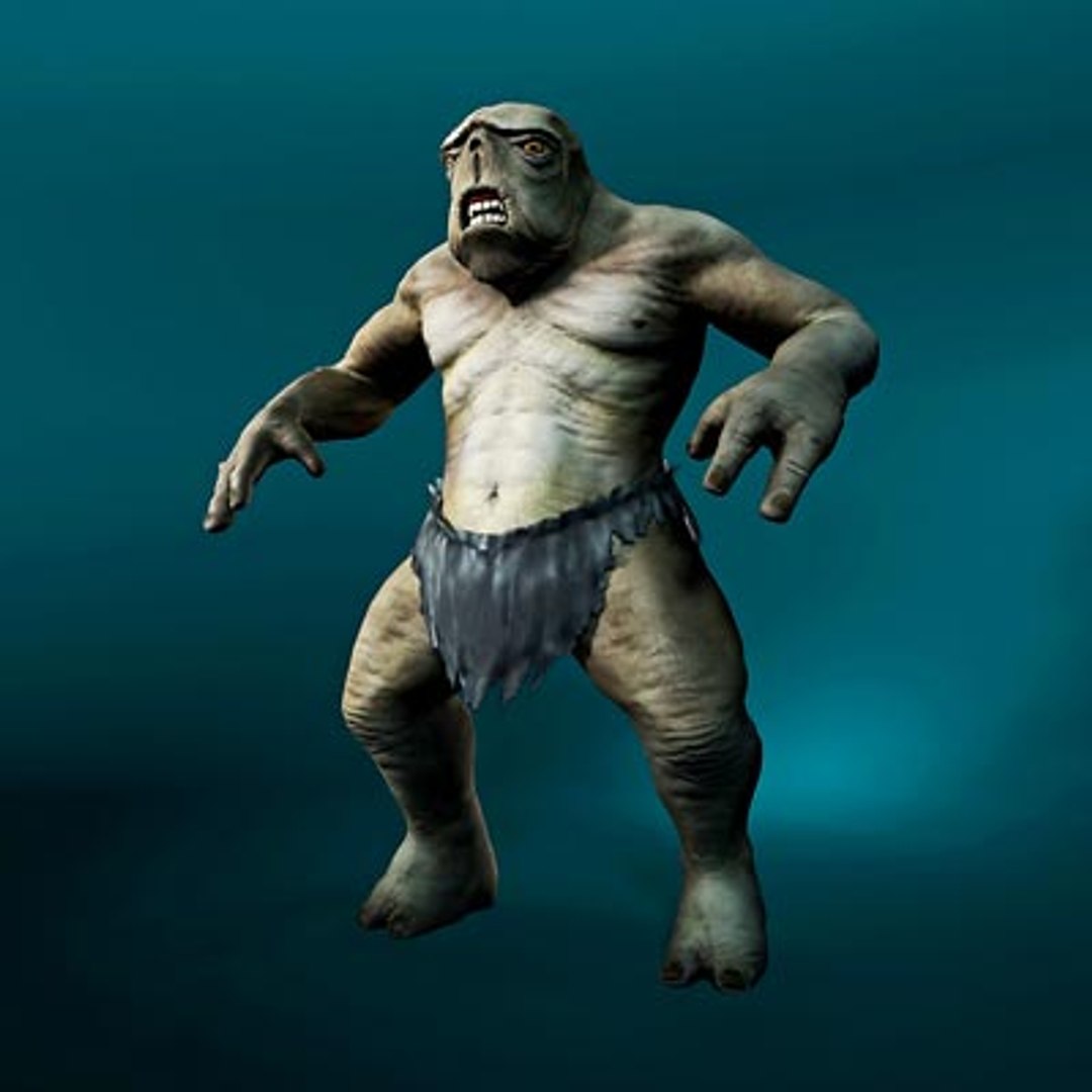 3d Max Cave Troll Fantasy Creatures