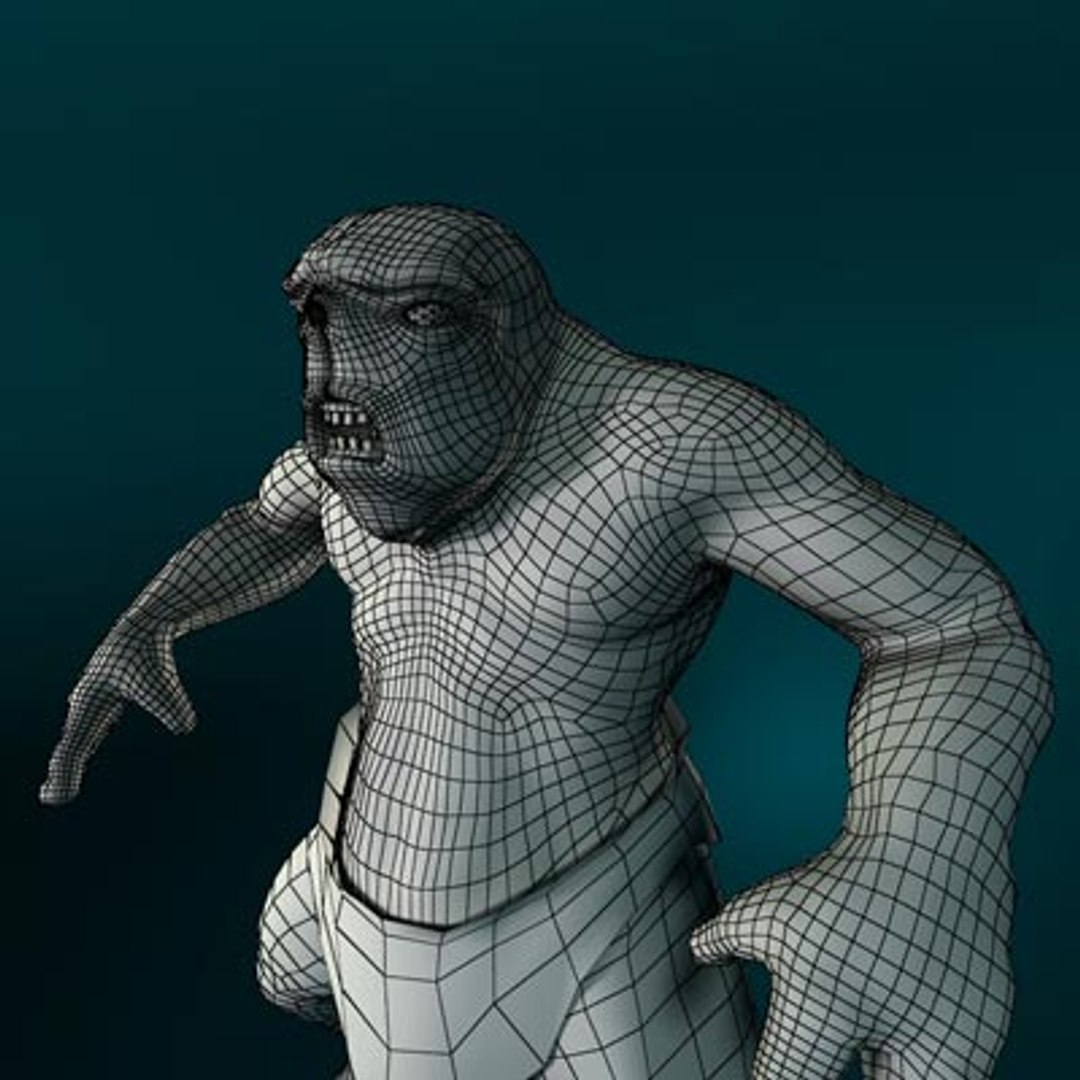 3d Max Cave Troll Fantasy Creatures