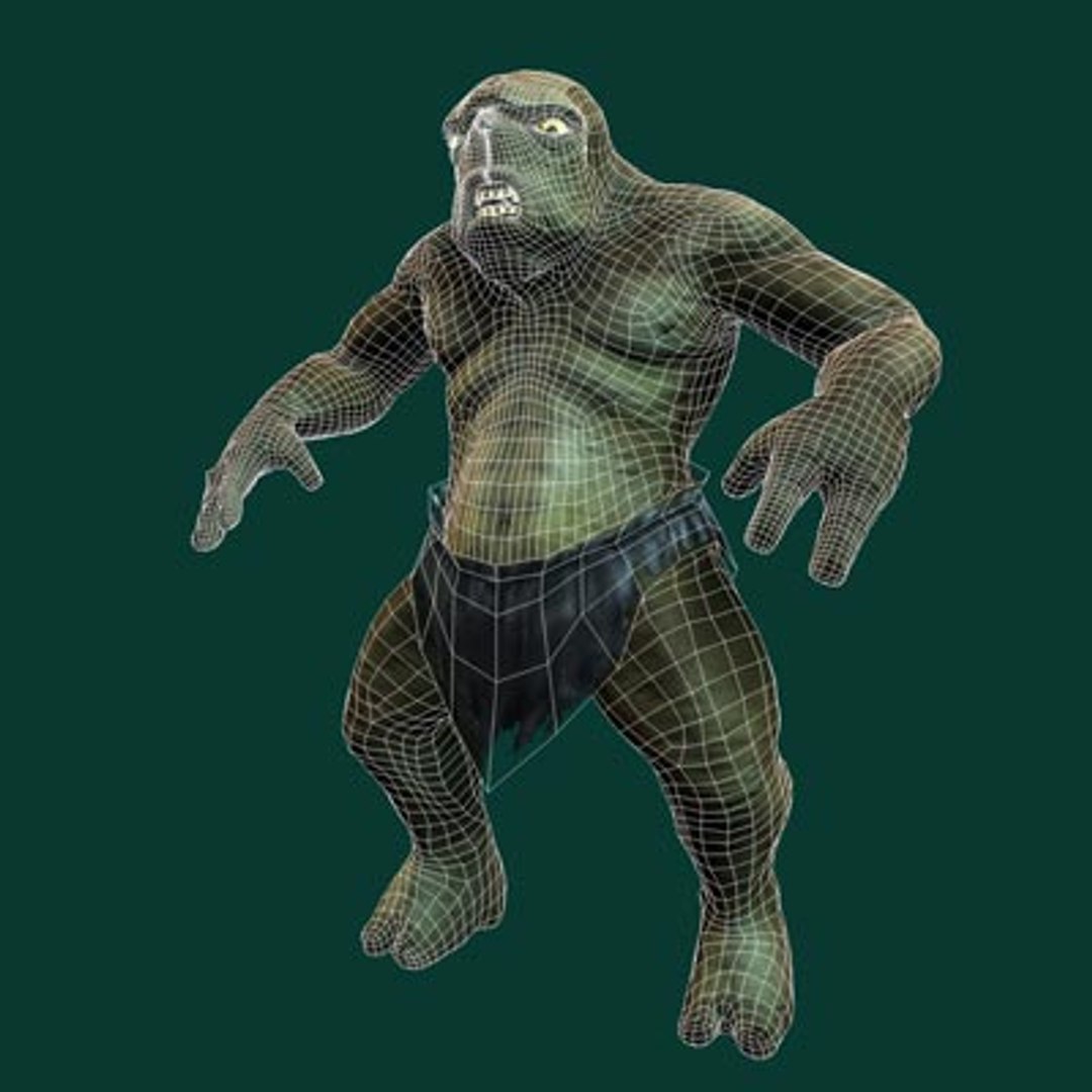 3d Max Cave Troll Fantasy Creatures