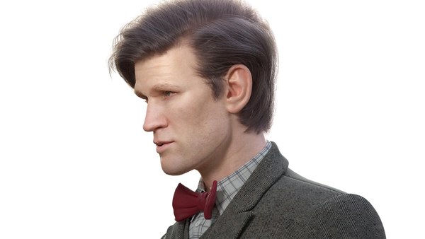 modelo 3d Retrato 3D de Matt Smith gratis - TurboSquid 2249776