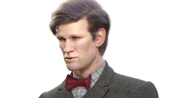 modelo 3d Retrato 3D de Matt Smith gratis - TurboSquid 2249776