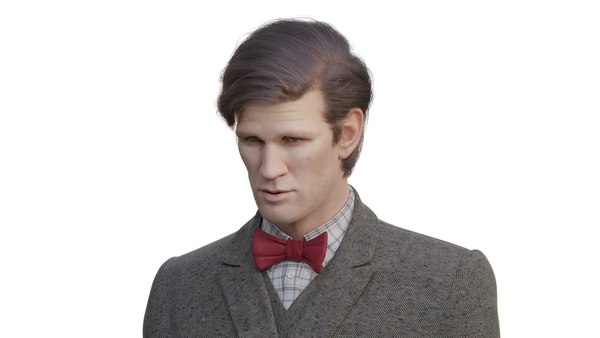 modelo 3d Retrato 3D de Matt Smith gratis - TurboSquid 2249776