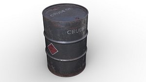 3D model Oil Barrel