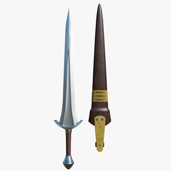 modelo 3d Sword GameReady PBR Unity UE Arnold V-Ray Texturas incluidas ...