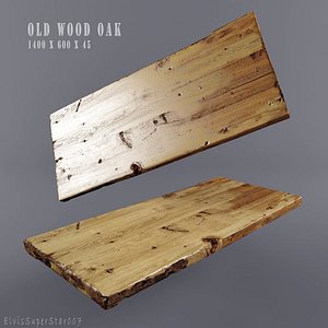 wood old oac 3D model