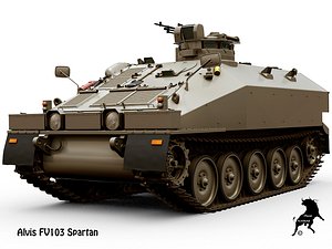 3D model british vehicle fv103 spartan
