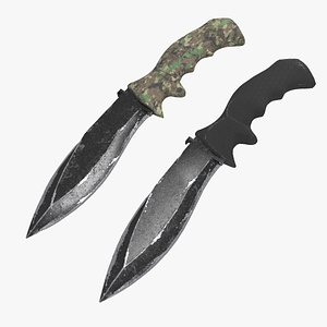 knife weapon 3D model