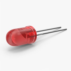 3D Red LED Diode