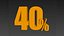 40 percent
