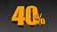 40 percent