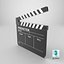 Clapperboard 3D model