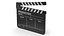 Clapperboard 3D model