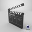 Clapperboard 3D model