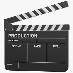 Clapperboard 3D model