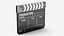 Clapperboard 3D model
