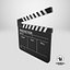 Clapperboard 3D model
