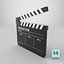 Clapperboard 3D model
