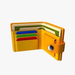 Cartoon Money Wallet