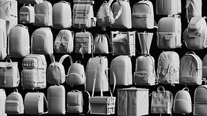 Backpack Basemesh Collection 3D model