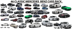 3D model 46 mercedes pack car