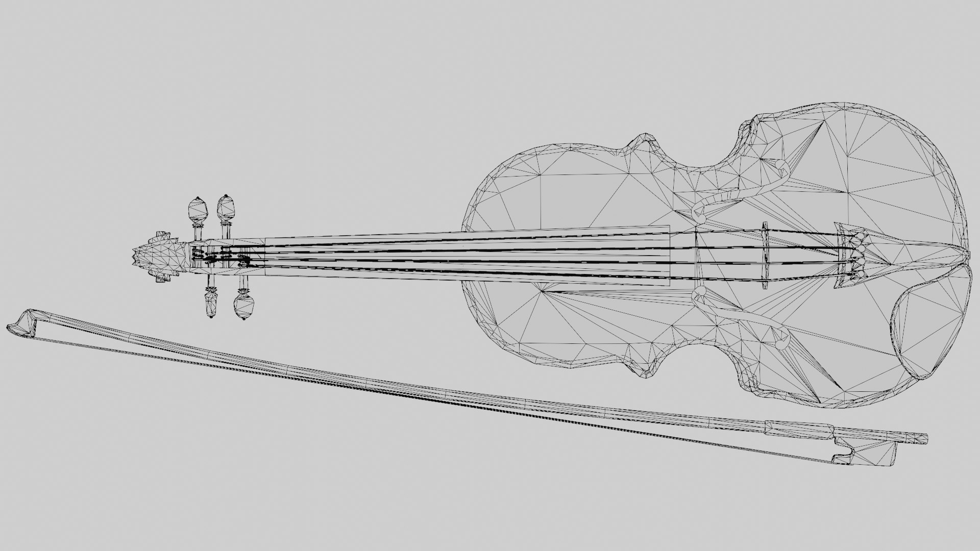 3D Classic Violin Model - TurboSquid 2323762