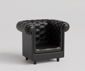 Modern Leather Sofa Single Seat