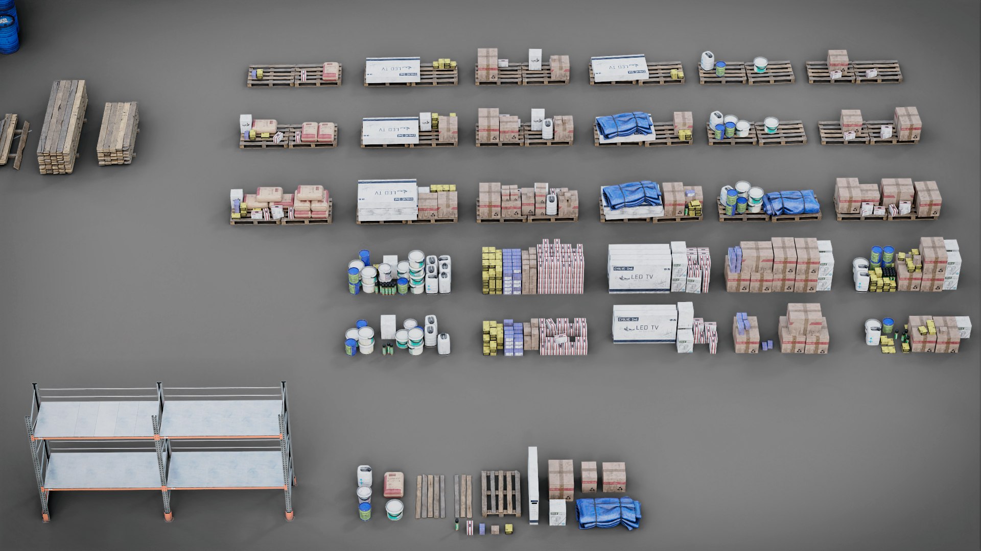 3D Building Materials MegaPack Realtime - TurboSquid 2218167