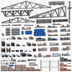 3D Building Materials MegaPack Realtime