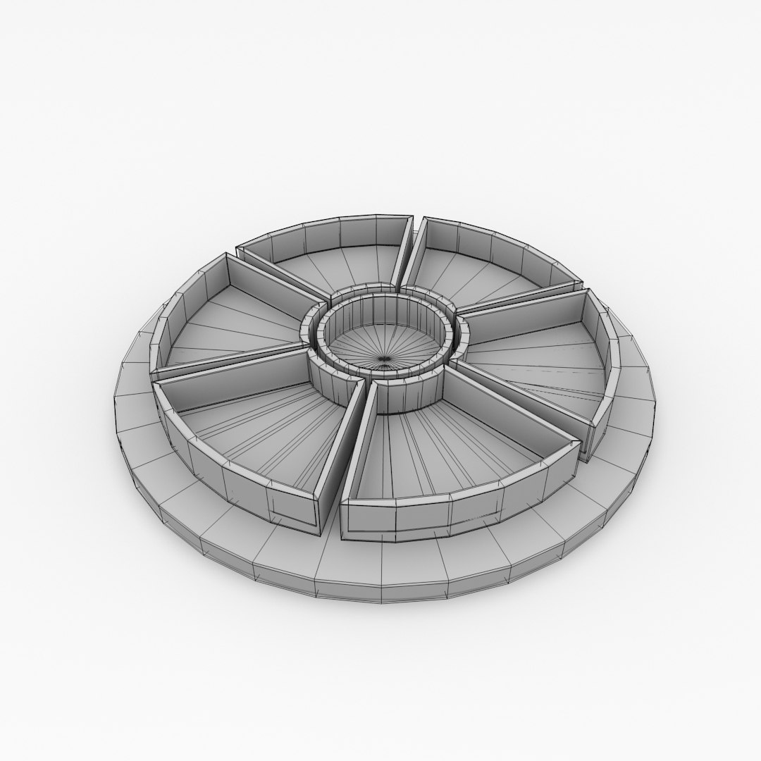 Lazy Susan V2 3D - TurboSquid 1295081