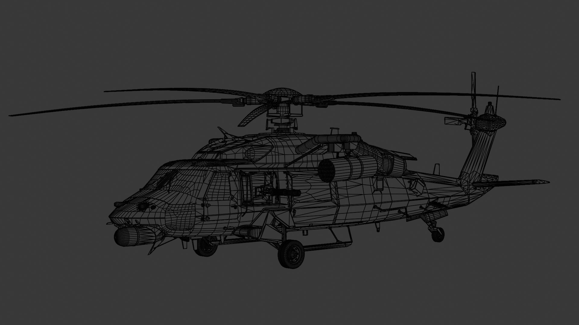A Military Helicopter UH-60 Blackhawk Stealth Gunship Rigged 3D model https://p.turbosquid.com/ts-thumb/Tj/2eQzug/HJ/heli27/png/1788113217/1920x1080/fit_q87/969ae68cad26b682a17a7e079c9c95c3ff83eb60/heli27.jpg