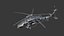 A Military Helicopter UH-60 Blackhawk Stealth Gunship Rigged