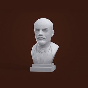 bust lenin man 3d model