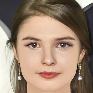 3D Stefanie Scott Head - No Hair - Low poly head for game