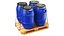 Detailed Water Barrels Pallet