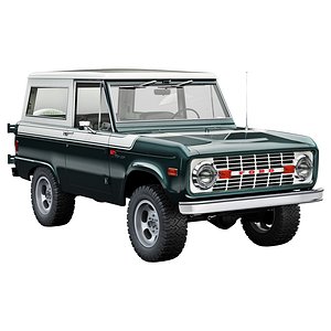 3D Ford bronco 1977