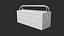 Metall Cantilever Tool Box 3 Tier geschlossenes 3D-Modell