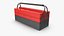 Metall Cantilever Tool Box 3 Tier geschlossenes 3D-Modell