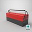 Metall Cantilever Tool Box 3 Tier geschlossenes 3D-Modell